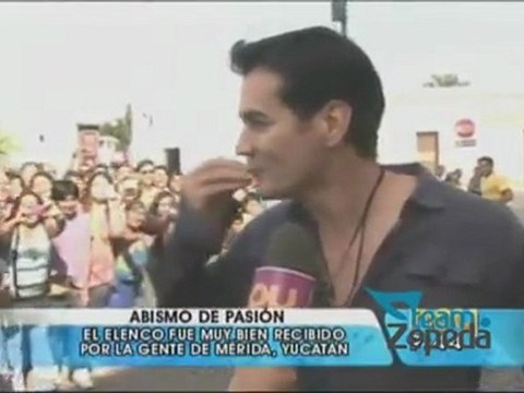 David Zepeda @davidzepeda1 y elenco de ADP fueron bien recibidos en Mérida