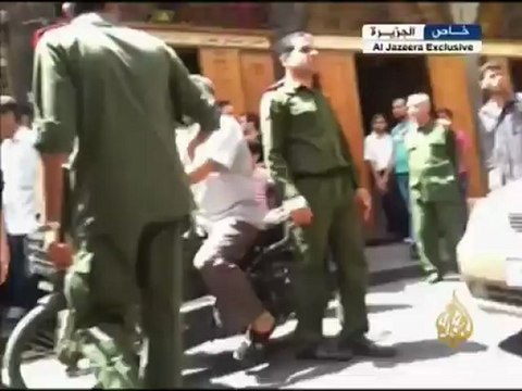 إضراب أسواق بدمشق تضامنا مع الثورة