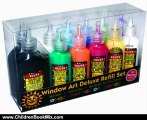 Children Book Review: Window Art Deluxe Refill Set by The Editors of Klutz
