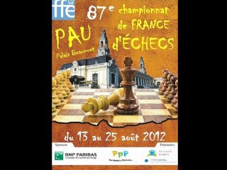 Championnat de France d'échecs 2012 à Pau