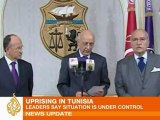 Tunisian military tries to restore peace