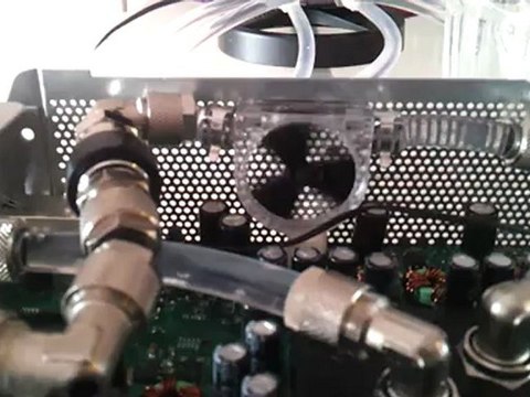 Test débit watercooling sur Xbox 360