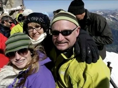 Gabrielle Giffords visits French Alps