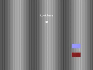 Optical illusion: Stepping feet