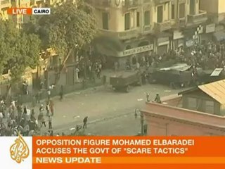 Protests in Cairo turn violent