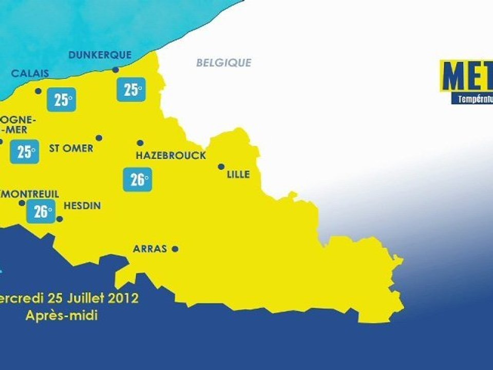 Opal'TV - La météo du mercredi 25 juillet 2012