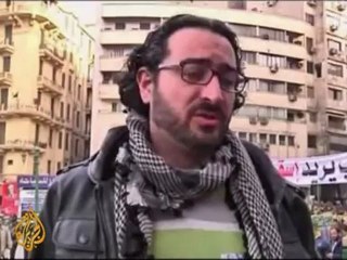 Gunfire heard in Tahrir Square