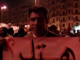Scenes from Tahrir Square: Anti-Mubarak Sign