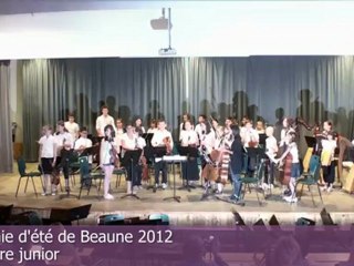 Académie d' été de Beaune 2012 - Orchestre junior