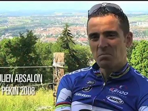 Julien Absalon, médaillé olympique en vtt en 2008