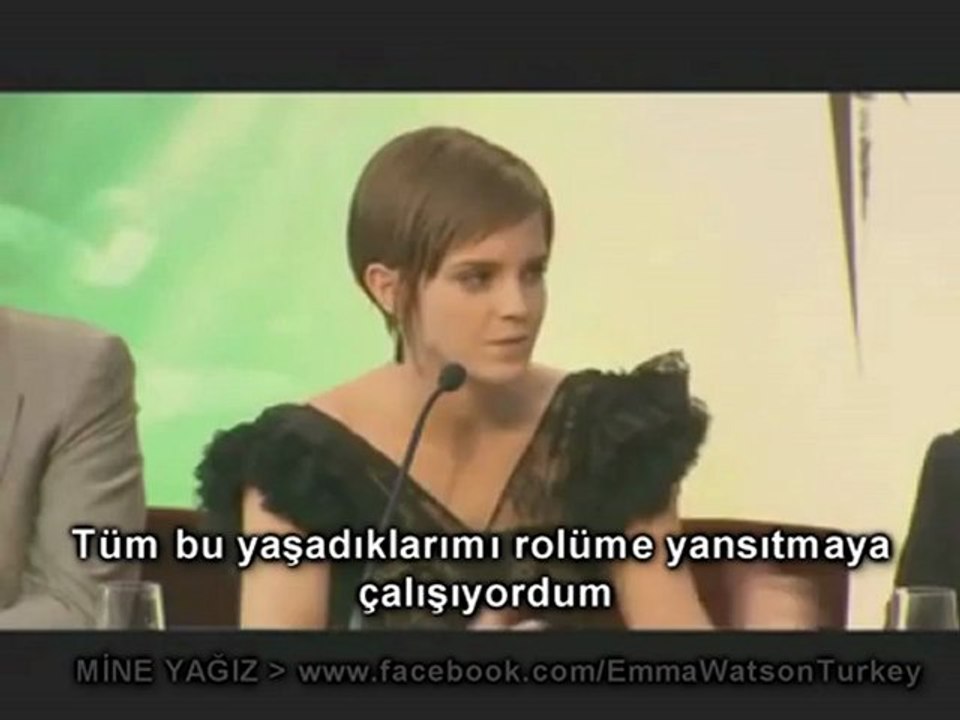 Emma Watson - Ölüm Yadigarları(2) Basın Toplantısı _Helena ile çalışmak_