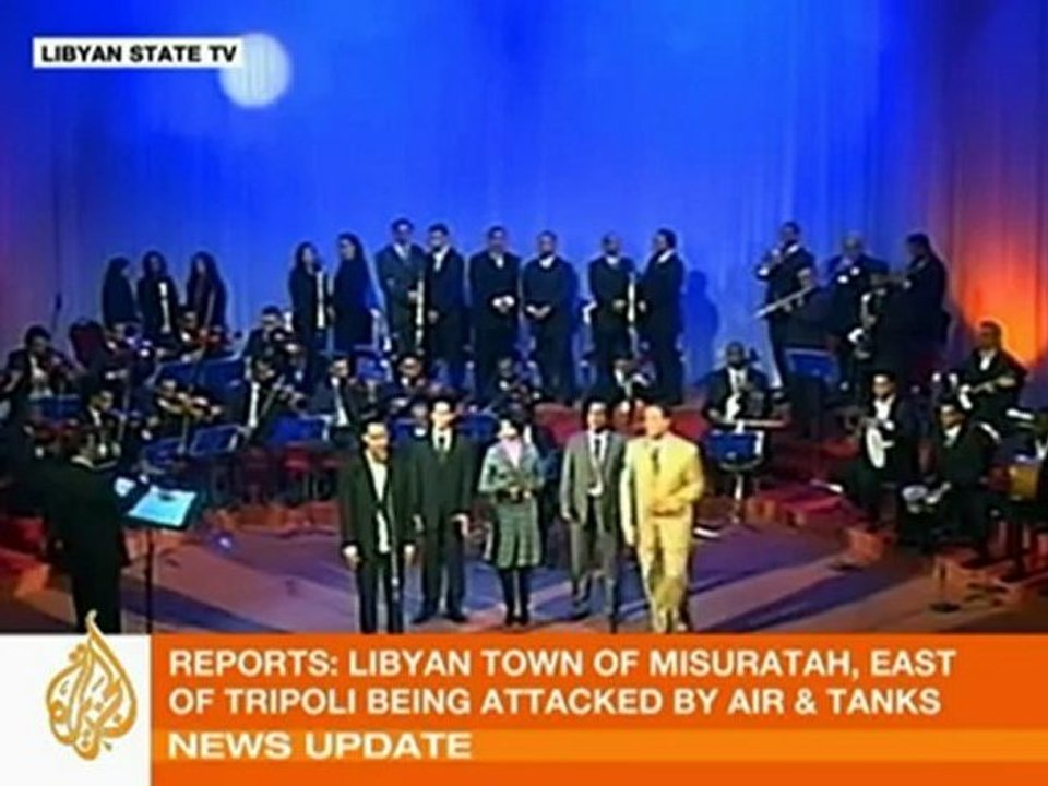 Gaddafi gives 15-second "speech" on state TV