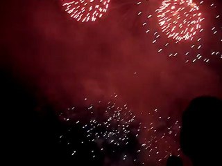 Jezioro Nyskie pokaz fajerwerków