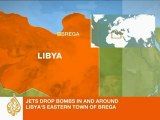 Airstrikes in Brega, Libya
