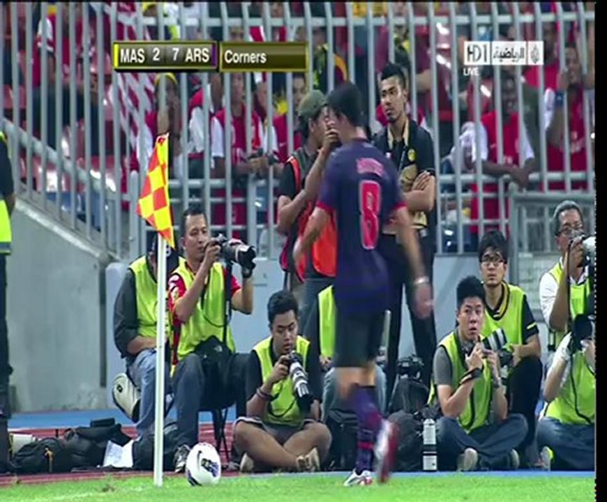 Arsenal - Malaysia, first half