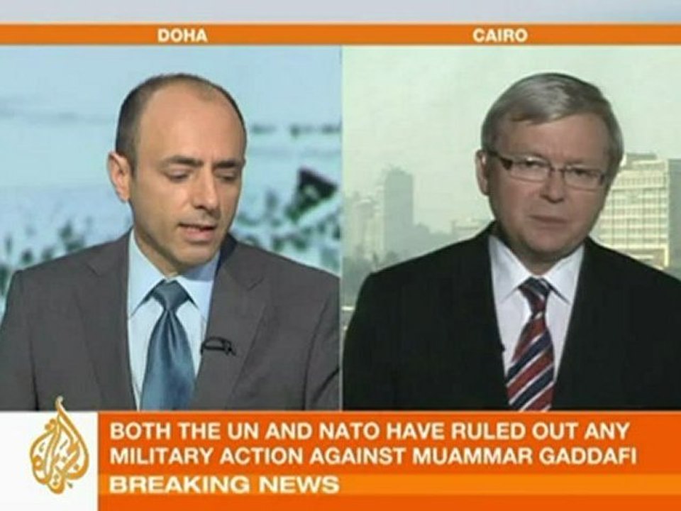 Kevin Rudd speaks to Al Jazeera