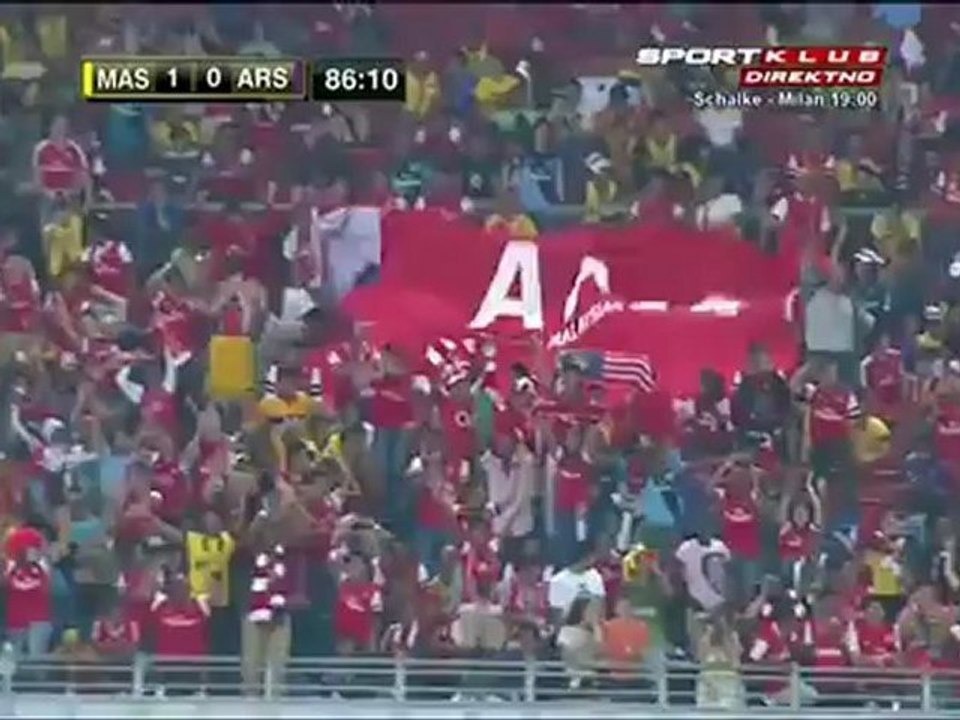 Malaysia Selection XI vs Arsenal 1-1 Eisfeld
