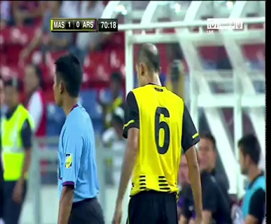 Arsenal - Malaysia, second half