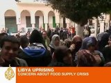 Food supply worries in Libya