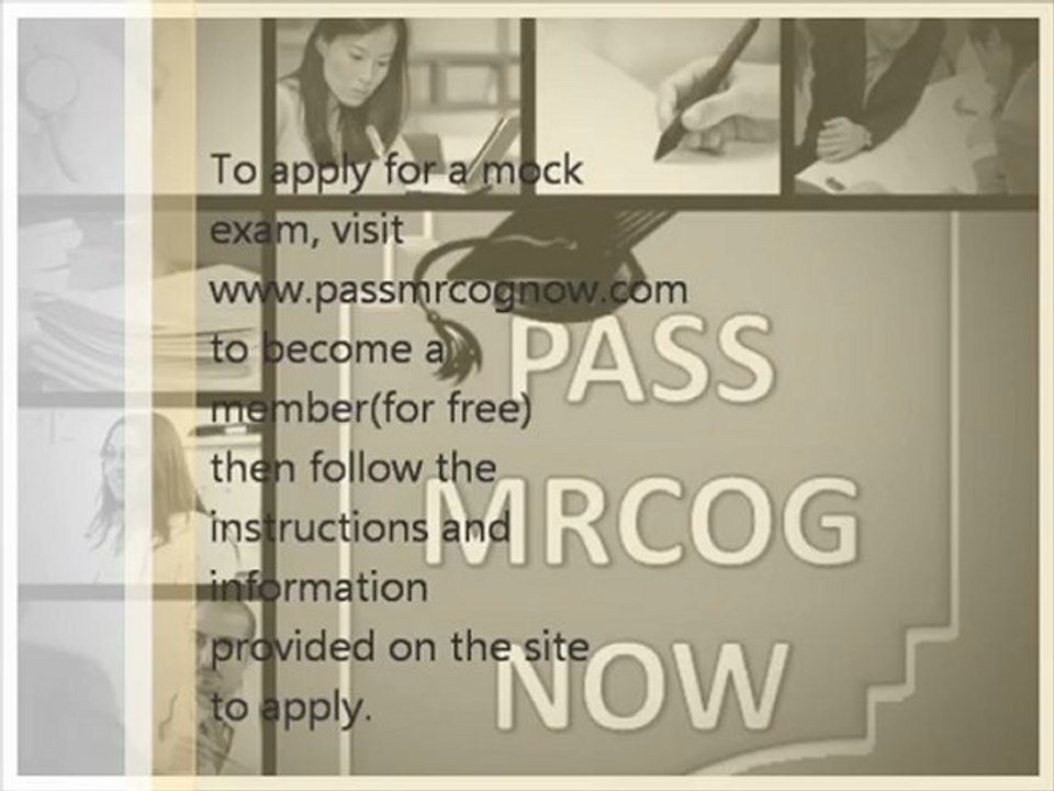 pass mrcog now vid