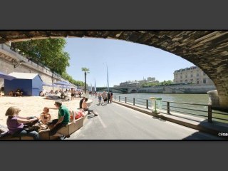 Paris Plages 2012 en panoramique