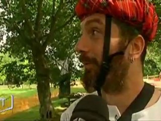 Une course de trottinette à St-Etienne-du-Bois