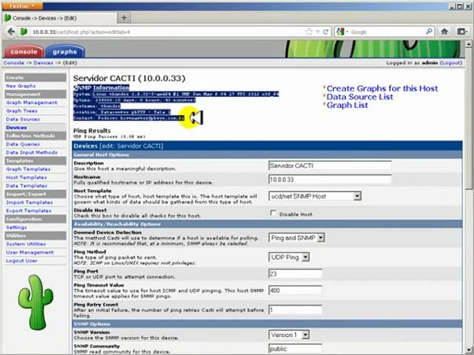Tutorial Instalação Cacti Alternativa ao Zabbix