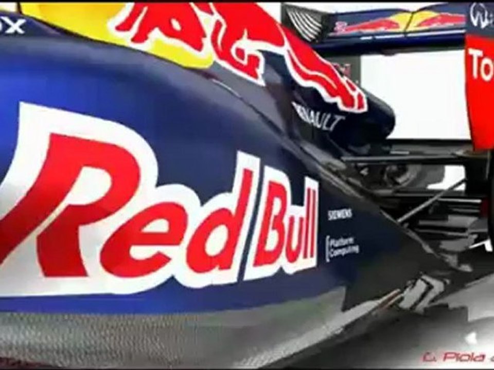 Red Bull RB8- new exhaust sistem (technical video)