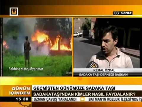 Bir Osmanlı geleneği Sadaka taşı Musa ALCAN Fatih ten canlı bağlantı