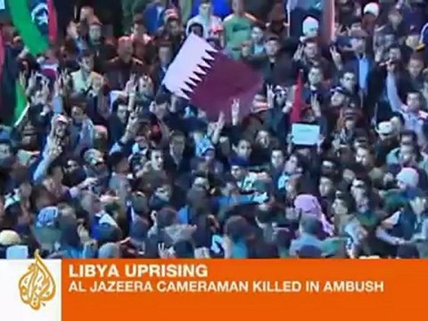 Libyans mourn slain Al Jazeera cameraman