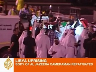 The body of Al Jazeera cameraman returns to Doha