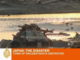 Rikuzentakata destroyed by tsunami