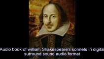 Audiobook of William Shakepeare's sonnets 14 line poetry