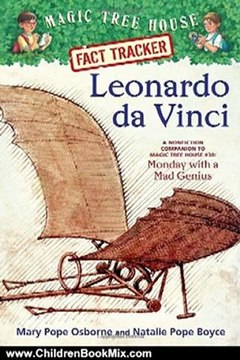 Children Book Review: Magic Tree House Fact Tracker #19: Leonardo da Vinci: A Nonfiction Companion to Magic Tree House #38: Monday with a Mad Genius by Mary Pope Osborne, Natalie Pope Boyce, Sal Murdocca