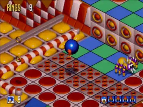 Let's Play Sonic 3D Blast #3 Spring Stadium