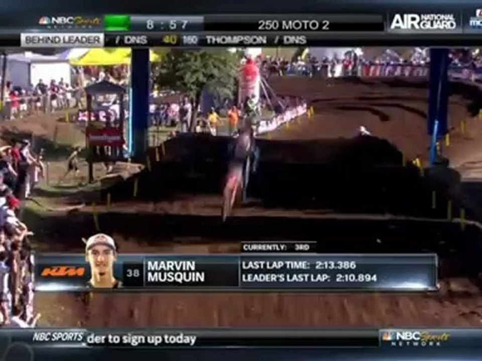 2012 AMA Motocross 250s RD8 Washougal Moto 2