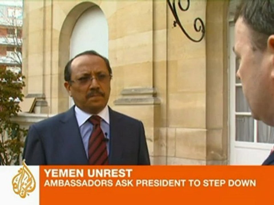 Yemen ambassador calls on President Saleh to resign