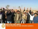 Libya's rebels under fire