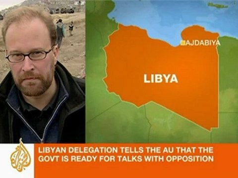 James Bays reports from near Ajdabiya