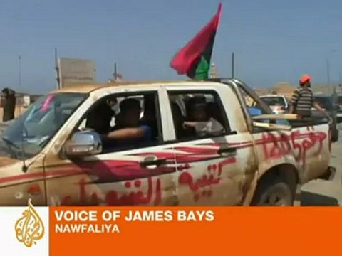 Al Jazeera's James Bays reporting on the panic amongst the pro-democracy fighters.