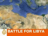 Al Jazeera illustrates where the latest's fighting has taken place in Libya.
