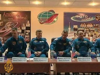 Nasa celebrates first space traveller