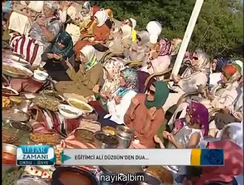 5 İftar duası ORDU Ramazan İftar zamanı 2012 STV