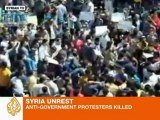 Protesters killed in Syrian town