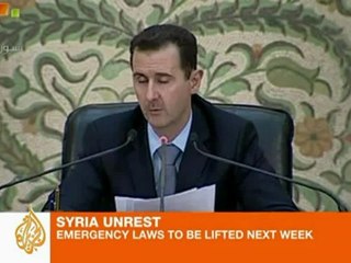 Syrian president addresses his new cabinet