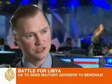 UK to give 'military advice' to Libyan rebels