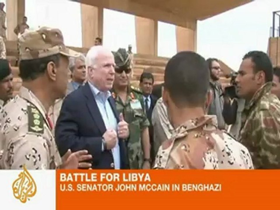 Mike Hannah reports from Benghazi