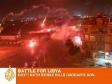 Libyan government: NATO strike kills Gaddafi's son
