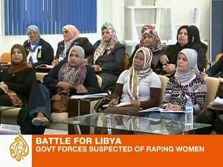 Gaddafi's forces suspected of raping women