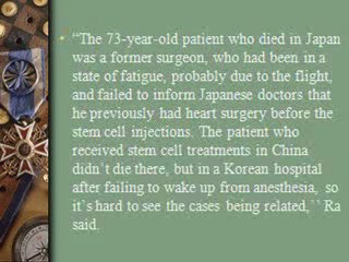 IN THE NEWS - SPRINGHILL GROUP COUNSELLING - Stem Cell Treatments in South Korea